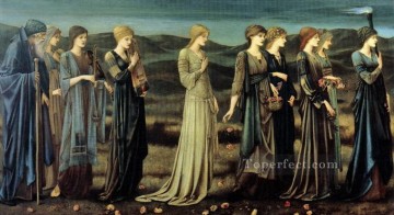 Edward Burne Jones Painting - La boda de Psique 1895 Prerrafaelita Sir Edward Burne Jones